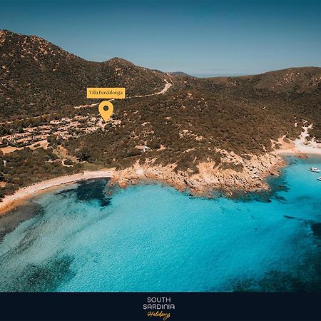 Villa Perdalonga, Vista Mare Sea View Tuerredda Teulada Exterior foto