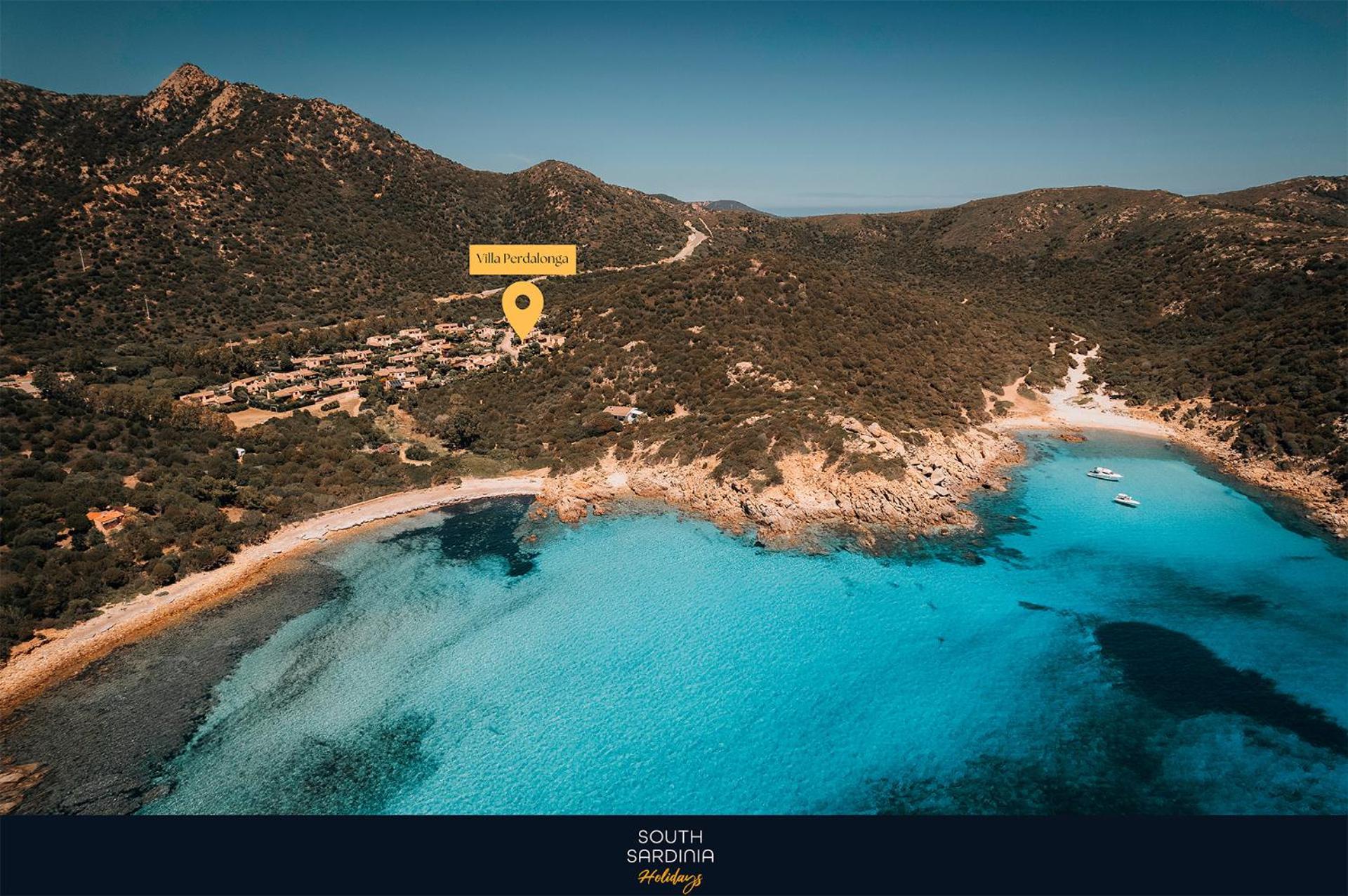 Villa Perdalonga, Vista Mare Sea View Tuerredda Teulada Exterior foto